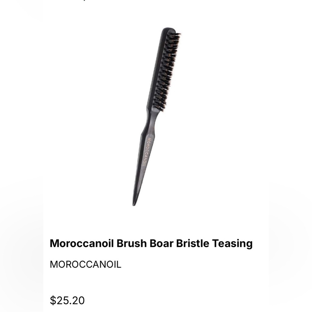 Moroccanoil boar bristle teasing brush